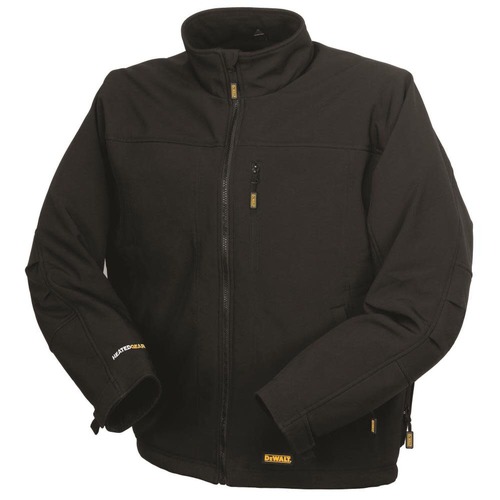 Heated Jackets | Dewalt DCHJ060ABB-S 20V MAX Lithium-Ion Soft Shell Heated Work Jacket - Small, Black (Jacket Only) image number 0