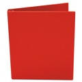  | Universal UNV30403 0.5 in. Capacity 11 in. x 8.5 in. 3 Rings Economy Non-View Round Ring Binder - Red image number 1