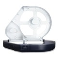 Paper & Dispensers | San Jamar R6500TBK 12 in. to 13 in. Roll 22 in. x 5.88 in. x 16.5 in. Quantum JBT Classic Dispenser - Transparent Black Pearl image number 3