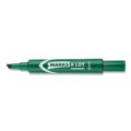 Office Jansan | Avery 08885 Broad Chisel Tip Large Desk-Style MARKS A LOT Permanent Marker - Green (1-Dozen) image number 2
