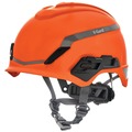  | MSA 10194797 V-Gard H1 Fas-Trac III Pivot Novent ANSI EN397 Safety Helmet -  Orange image number 0