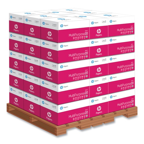 Stationary Tool Accessories | HP Papers 112000 MultiPurpose20 8.5 in. x 11 in. 20 lb Bond Weight Paper - White (1-Pallet) image number 0