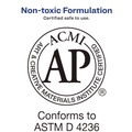 Office Jansan | Carter's 21282 6.25 in. x 3.25 in. Pre-Inked Micropore Stamp Pad - Black image number 3