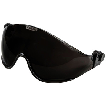 FACE SHIELDS AND VISORS | Klein Tools VISORGRAY Safety Helmet Visor - Gray Tinted