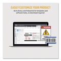 Office Jansan | Avery 60504 UltraDuty 4 in. x 4 in. GHS Chemical Waterproof and UV Resistant Labels - White (50/Box) image number 6