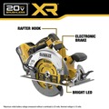 Circular Saws | Factory Reconditioned Dewalt DCS590WW1R 20V MAX XR Lithium-Ion Brushless 7-1/4 in. Cordless Circular Saw Kit with POWERPACK (8 Ah) image number 7