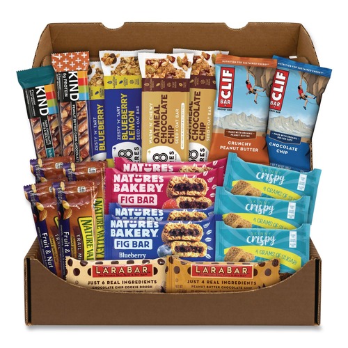 Snacks | Snack Box Pros 70000001 Healthy Snack Bar Box - Assorted (23/Box) image number 0