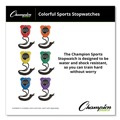 Toys | Champion Sports 910SET Accurate to 1/100 Second Water-Resistant Stopwatch - Assorted Colors (6/Box) image number 10