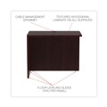  | Alera ALEVA353624MY 35 in. x 23.63 in. x 29.5 in. Valencia Series Reversible Return/Bridge Shell - Mahogany image number 6