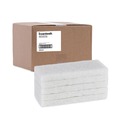 Cleaning Cloths | Boardwalk 8440BWK 4 in. x 10 in. Light-Duty White Pad (20/Carton) image number 1