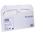 Office Jansan | Tork TC0020 14.5 in. x 17 in. Half-Fold Paper Toilet Seat Cover - White (250/Pack, 20 Packs/Carton) image number 1