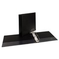 Office Jansan | Avery 27650 11 in. x 8.5 in. 3 in. Capacity 3 Rings Durable Non-View Binder with DuraHinge and Slant Rings - Black image number 2