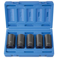 Sockets | Grey Pneumatic 1705SN 5-Piece 1/2 in. Drive 6-Point Metric Deep Spindle Nut Impact Socket Set image number 1