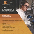 Safety Equipment | Ansell KCC 44446 A40 Liquid and Particle Protection Lab Coats with Elastic Wrists - Triple Extra Large, White (30/Carton) image number 3