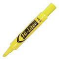 Office Jansan | Avery 07742 HI-LITER Desk-Style Chisel Tip Highlighters - Yellow Ink/Black Barrel (1-Dozen) image number 1