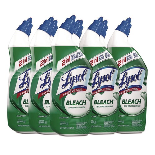 Cleaning & Janitorial Supplies | LYSOL Brand 19200-98014 24 oz. Disinfectant Toilet Bowl Cleaner with Bleach (9/Carton) image number 0