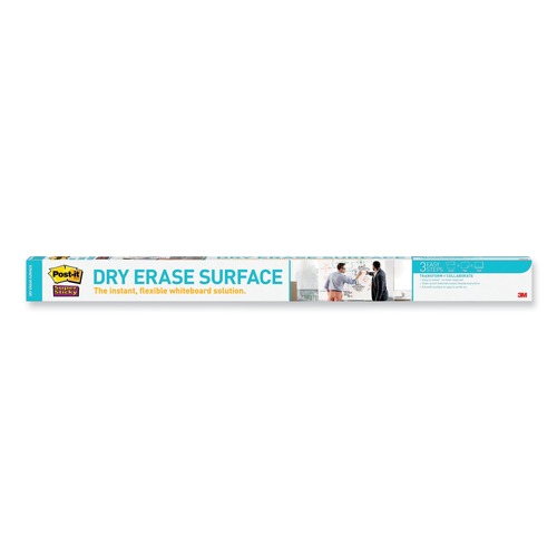  | Post-it DEF8X4 Dry Erase Surface With Adhesive Backing, 96-in X 48-in, White image number 0