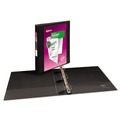 Office Jansan | Avery 17011 3 Slant Rings 1 in. Capacity 11 in. x 8.5 in. Durable View Binder with DuraHinge - Black image number 2