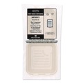 Food Trays, Containers, and Lids | Dart 80FBRHT1 8.65 in. x 7.94 in. x 2.98 in. ProPlanet Seal Compostable Molded Fiber Hinged Trays - Natural (200/Carton) image number 3