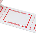 Office Jansan | Scotch 8240 5 in. x 6 in. 3 in. Core Pouch Tape - Transparent/Orange Border (1-Roll) image number 3