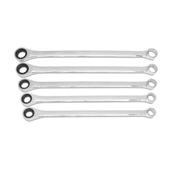 SOCKETS AND RATCHETS | GearWrench 85987 5-Piece 12-Point Metric XL GearBox Double Box Ratcheting Wrench Set