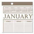 Office Jansan | House of Doolittle 380 12-Month (Jan to Dec): 2026 20 in. x 26 in. Large Print Recycled Monthly Wall Calendar - Beige Sheets image number 1
