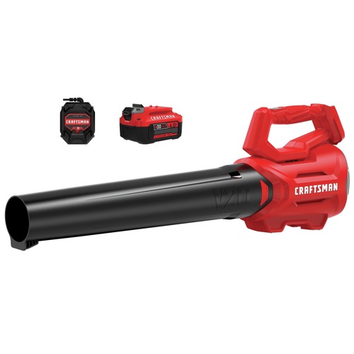 Handheld Blowers | Factory Reconditioned Craftsman CMCBL700M1R V20 Lihtium-Ion Cordless Axial Leaf Blower Kit (4 Ah) image number 0