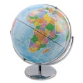 Office Jansan | Advantus 30502 12 in. Full-Meridian Globe with Blue Oceans and Silver-Toned Metal Desktop Base image number 0