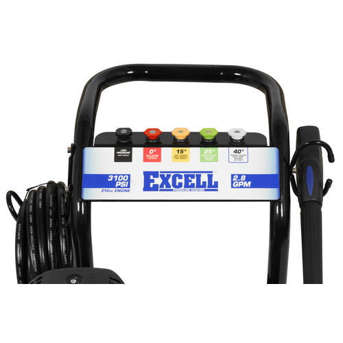 Excell epw2123100 3100 psi 2.8 gpm 212cc ohv gas pressure washer sale