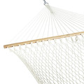 Outdoor Living | Bliss Hammock BH-410 450 lbs. Capacity 60 in. Cotton Rope Hammock with Spreader Bar - Natural image number 3