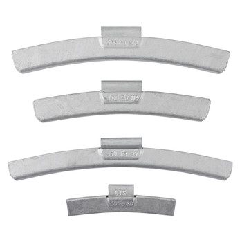 TIRE WHEEL AXLE TOOLS | AMMCO BTSFE600 25-Piece BTSFE Coated Steel 6 oz. Clip-On Wheel Weight Set