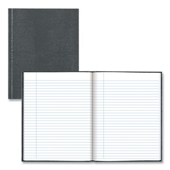 Blueline 9.25 in. x 7.25 in. Sheets Medium/College Rule 1-Subject Executive Notebook - Cool Gray Cover