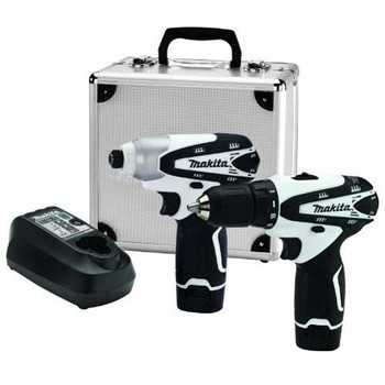 Factory Reconditioned Makita Lct209w R 12v Max Cordless Lithium Ion 3 8 In Drill Driver And Impact Driver Combo Kit Cpo Outlets
