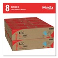 All-Purpose Cleaners | WypAll 05800 L30 POP-UP Box 16.4 in. x 9.8 in. Towels - White (100/Box, 8 Boxes/Carton) image number 3