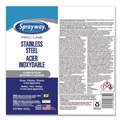 Furniture Cleaners | Sprayway PRO LINE 1000058639 15 oz. Aerosol Spray Stainless Steel Polish and Cleaner - Lemon Scent (12/Carton) image number 3