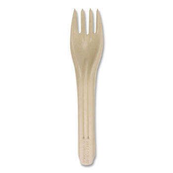 World Centric NoTree Paper Fork Light Mediumweight Cutlery - Natural (1000/Carton)