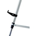 Office Jansan | Quartet 50E 38 in. - 66 in. High Lightweight Aluminum Telescoping Tripod Easel - Silver image number 3