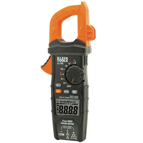 Clamp Meters | Klein Tools CL700 1000V Cordless Digital Clamp Meter Kit with AC Auto-Ranging TRMS image number 0