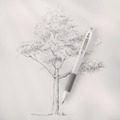 Office Jansan | Zebra 50400 Z-Grip Plus 0.7 (No. 2) Mechanical Pencil - Black Lead/White Barrel (1-Dozen) image number 3