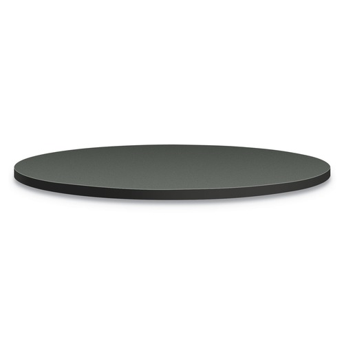Office Desks & Workstations | HON HBTTRND42.N.A9.S Between 42 in. x 42 in. x 1.13 in. Round Laminated Table Top -  Steel Mesh/Charcoal image number 0