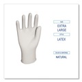 Disposable Gloves | Boardwalk BWK345XLCT 4.4 mil 9.5 in. Long Powder-Free General-Purpose Latex Gloves - Extra Large, Natural (100/Box, 10 Boxes/Carton) image number 6