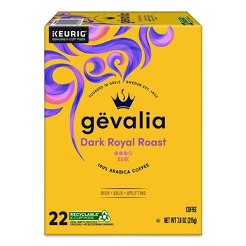 Gevalia K-Cup Pods - Dark Royal Roast (22/Box)