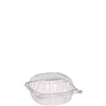 Just Launched | Dart C57PST1 5.8 in. x 6 in. x 3 in. ClearSeal Hinged-Lid Plastic Containers - Clear (125/Pack, 4 Packs/Carton) image number 1