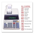 Office Jansan | Sharp EL1197PIII 4.5 Lines/Sec Two-Color Printing Desktop Calculator - Black/Red Print image number 2