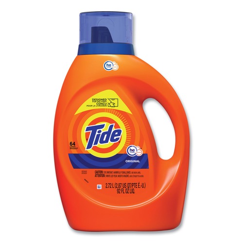 Cleaning & Janitorial Supplies | Tide 80723204 92 oz. Bottle HE Liquid Laundry Detergent - Original Scent (1/Carton) image number 0