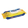 Cleaning Cloths | Clorox 31404 8 in. x 7 in. 1-Ply Easy Pull Pack Disinfecting Wipes - Lemon Scent White (6 Boxes/Carton) image number 1