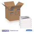 Cleaning & Janitorial Supplies | Kimtech 33330 W4 12 in. x 12 in. Flat Double Bag Critical Task Wipers - Unscented, White (100/Bag, 5 Bags/Carton) image number 1