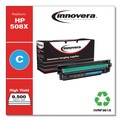 Ink & Toner | Factory Reconditioned Innovera IVRF361X Remanufactured 9,500 Page-Yield Replacement High-Yield Toner for 508X (CF361X) - Cyan image number 1