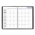 Notebooks & Pads | AT-A-GLANCE AY200 14-Month: Jul 2025 to Aug 2026 12 in. x 8 in. Academic Year Ruled Blocks DayMinder Monthly Planner - Black Cover image number 2