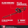 Hedge Trimmers | Factory Reconditioned Craftsman CMCHT810C1R V20 Brushed Lithium-Ion 20 in. Cordless Hedge Trimmer Kit (1.5 Ah) image number 4